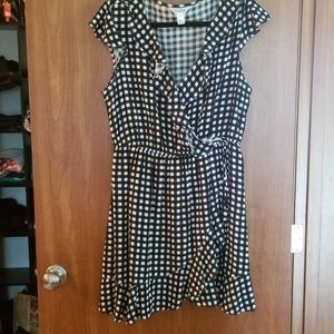 black and white summer dress